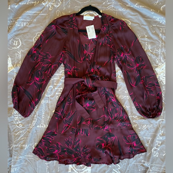 A.L.C Embry mini dress - size XS / 0 NWT - 100% Silk - Picture 5 of 5